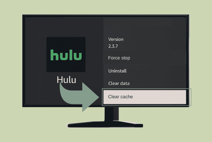 clear the cache of the hulu application