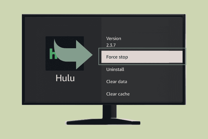 clear hulu’s cache & launch via settings