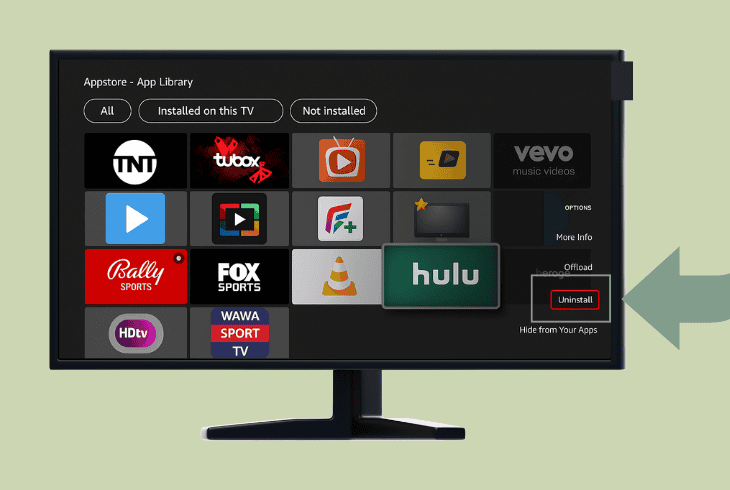 cleanly reinstall hulu on your tv