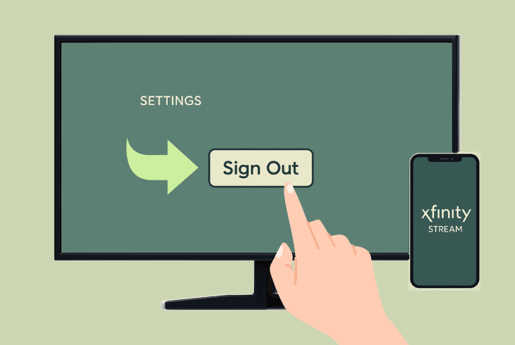 Xfinity Stream Error TVAPP-00101? (Here’s the Fix!) 4 sign out & in the xfinity application